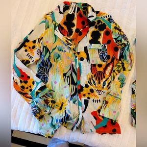 ANTHROPOLOGIE FLANNEL SLEEP SET